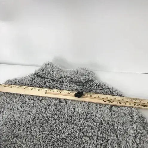 ORIGINAL WEATHERPROOF SWEATER LARGE VTG GRAY FUZZY COMFORTABLE PULLOVER JACKET