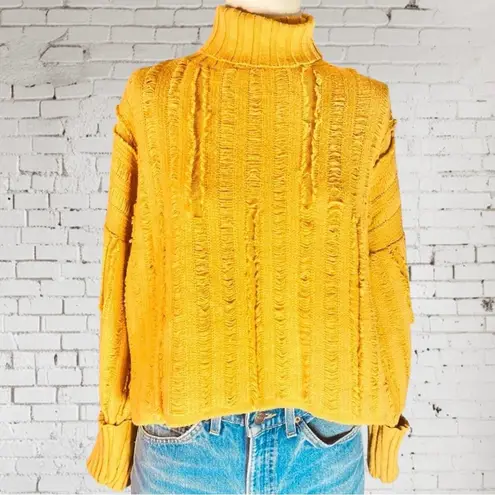 Yellow Turtleneck Sweater