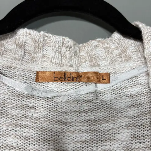 Belldini Women's Pink & White Marled Cozycore Romantic Cardigan