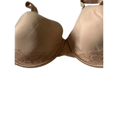 Vanity Fair Bra Full Coverage Smooth Comfort Underwire Beige Size 42DD