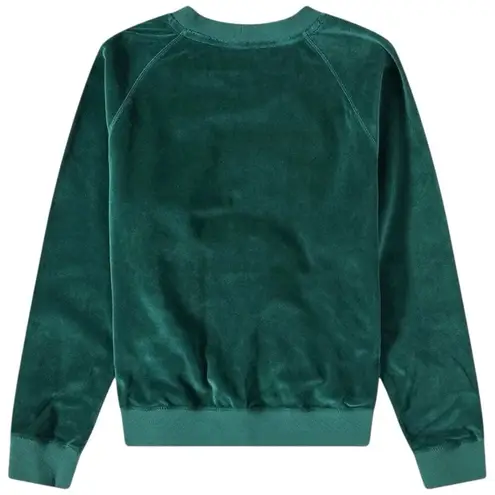 Sporty & Rich NWT RARE Deadstock Velour Green Capsule Crewneck Sweatshirt XL