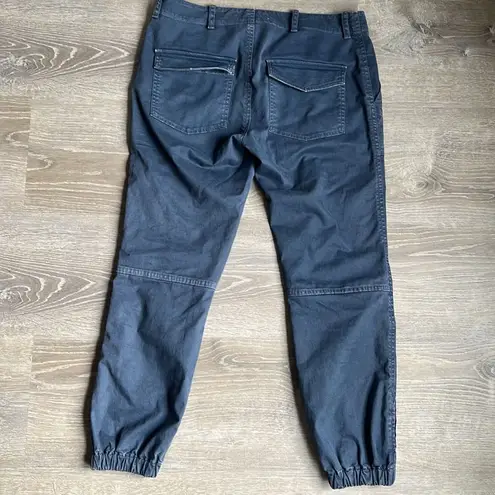 Vintage Blue Nili Lotan French Military Crop Pants in 