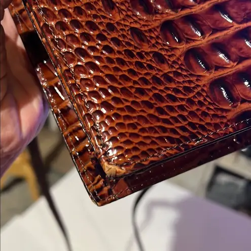 Brahmin Brown Crocodile Crossbody Bag
