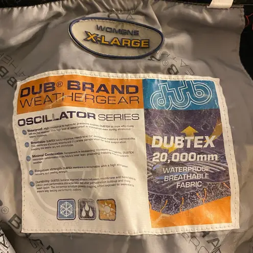 Y2K Snowboard Ski Cargo Pants Cream White Dub Brand Weathergear XL