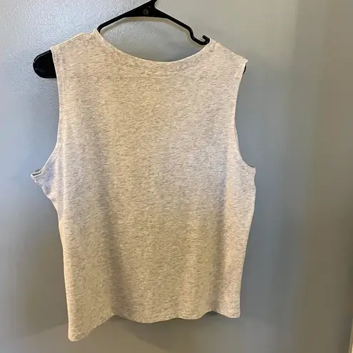 Nordstrom NWT  BP Gray Sleeveless Top - Size XL Front Design