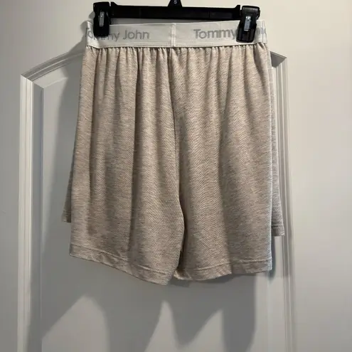 Tommy John Women's Dove Heather Second Skin Sleep Shorts Size XL