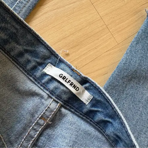 GRLFRND Karolina Jeans In A Little More Love Size 27 Straight Leg Distressed