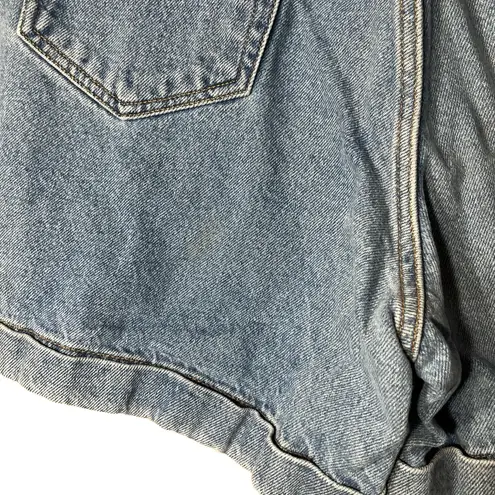 Calvin Klein Jeans Womens Size 12 Stone washed High Rise Cuffed 90s Denim Shorts