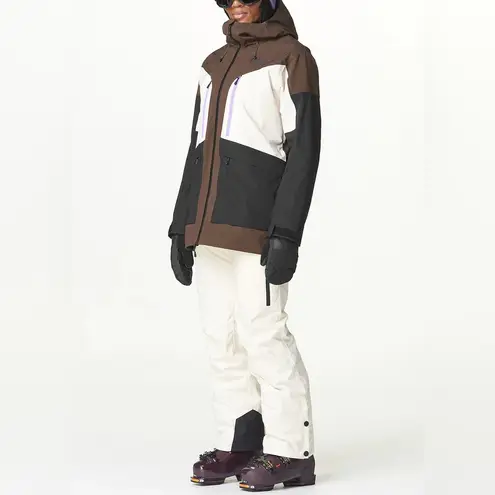 Picture Organic Haakon Snowboard Jacket in Chicory Coffee M Brown Size M