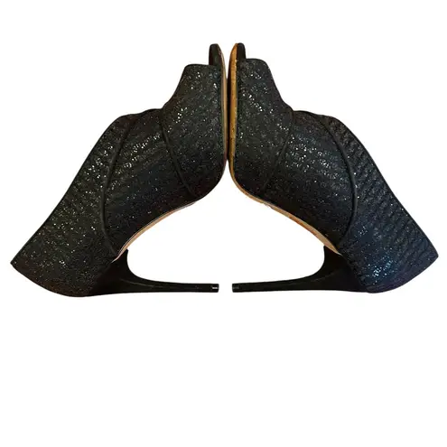 Dolce & Gabbana Black Stilettos Heel D'orsay Pump Shoes Women's Size EU 35, US 5