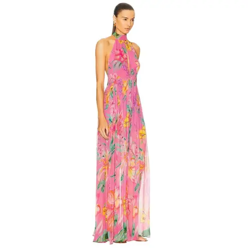 ROCOCO SAND Megan Maxi Dress in Pink Floral Small New Womens Long Gown