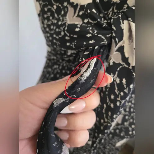 Vintage 90's Y2K Harlow Floral Print Black Maxi Slip On Dress Size undefined