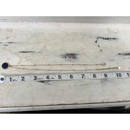 Titanium Steel 14K Gold Plated Elegant Lady Plating Inlay Round Twist | BLUE