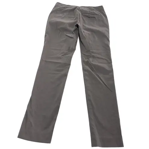 Club Monaco Pants Womens 0 Gray Button Front Straight Leg Nautical Sailor Style