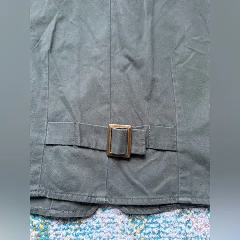 Vintage NOS Pasta International green cotton zip vest, size large