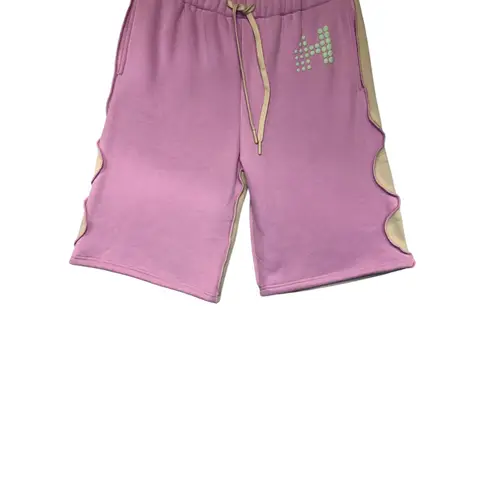 HUNI Sweat Shorts Pink Lavender Beige casual designer fun boutique medium Purple