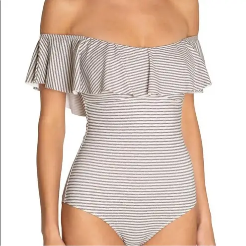 Eberjay Eberjey X Revolve Margarita One Piece In Sea Stripe NWT Size Medium - Image 1