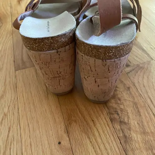 Anthropologie  Pilcro & Letterpress cork wedges