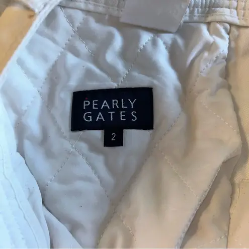 Pearly Gates white quilted/insulated golf pants size 2 or 28 inches winter sport