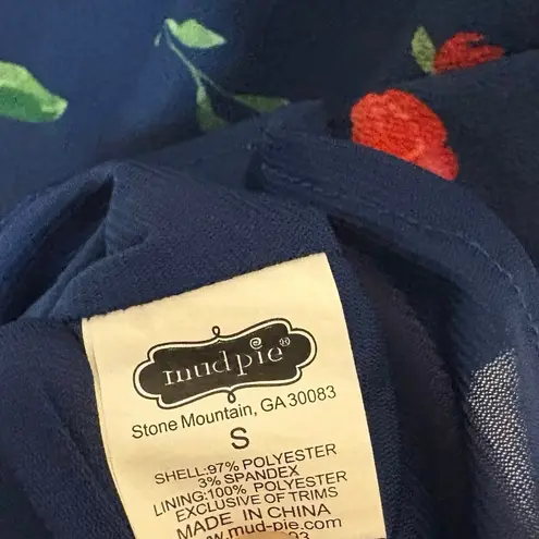 Mud Pie Mud‎ Pie Blue Floral Dress Size Small