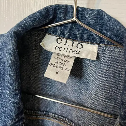 CLIO 90s vintage cropped denim jacket