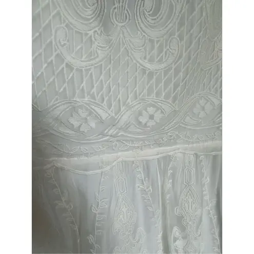 NWT Dolce Vita Kloey Silk Embroidery Dress Ivory Sz S. Formal Bridal cocktail