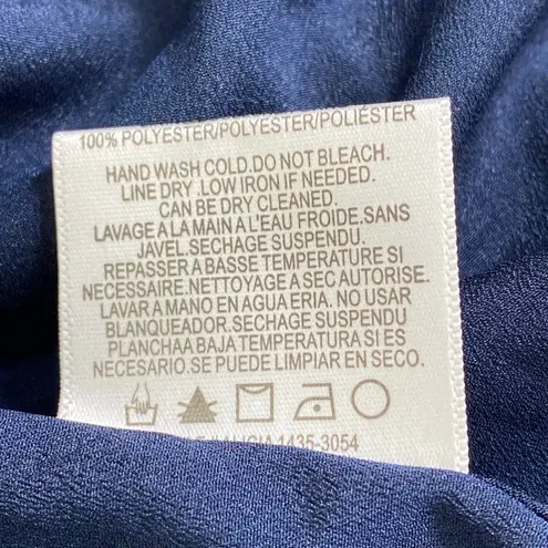 Dress the Population NWT Alicia Midi Dress Midnight Blue Size XXL V-neck Glam