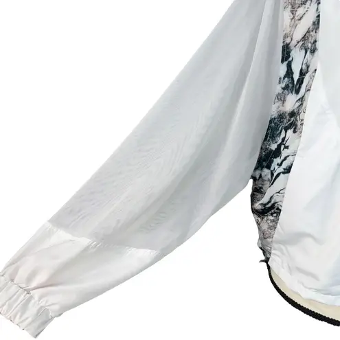 Zyia Active Medium Breeze Jacket and Shoulder Bag Packable Marbled Lightweight