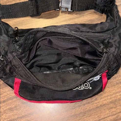 OGIO 90’s VINTAGE Black Red Fanny Pack Waist Hip Bag