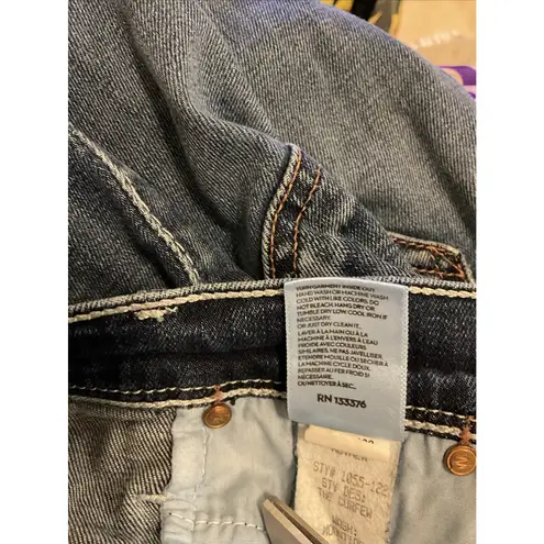 Mother Women's WIDE LEG BLUE Perfect Rise Flared Stretch Casual Jeans Size 28