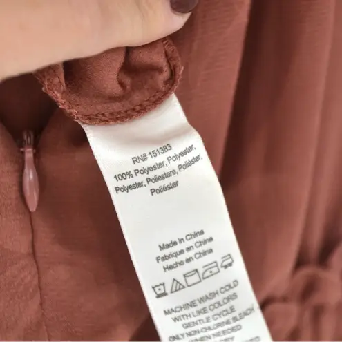 Current Air Anthro Castille Floral Jacquard Wide Leg Jumpsuit Pink Women's XS