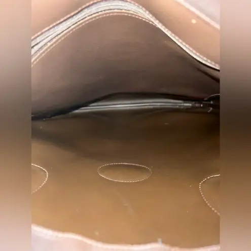 Burberry  vintage classic plaid canvas tote with‎ leather trim w/coa