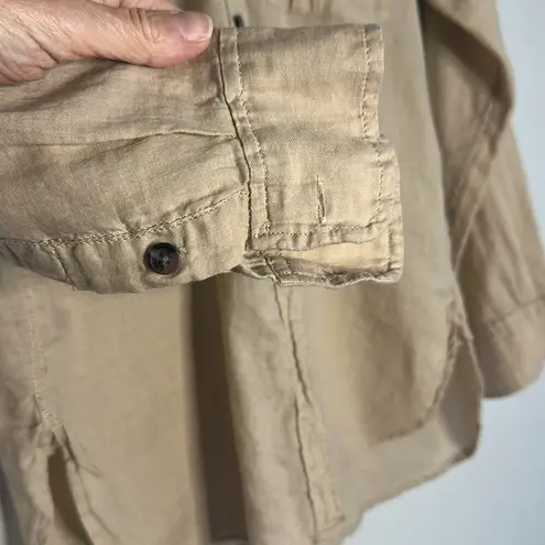 Vintage RL Denim & Supply Tan Expedition Safari Button Up Shirt Neutral Vacation