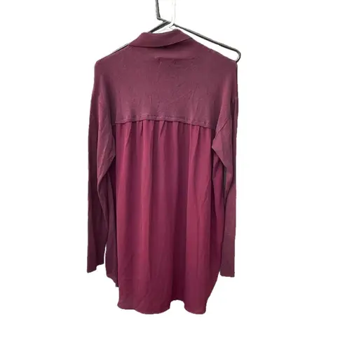 NWT DG2 Size Med oversized sweater tunic in dark berry Red
