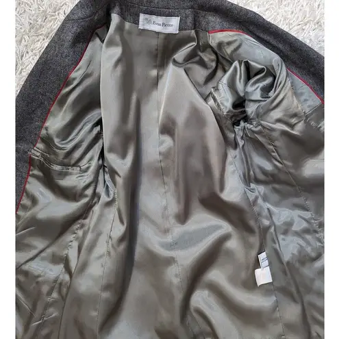 Vintage Evan Picone Two Piece Wool Skirt Suit Gray Vintage Size 8 Modern Size 0