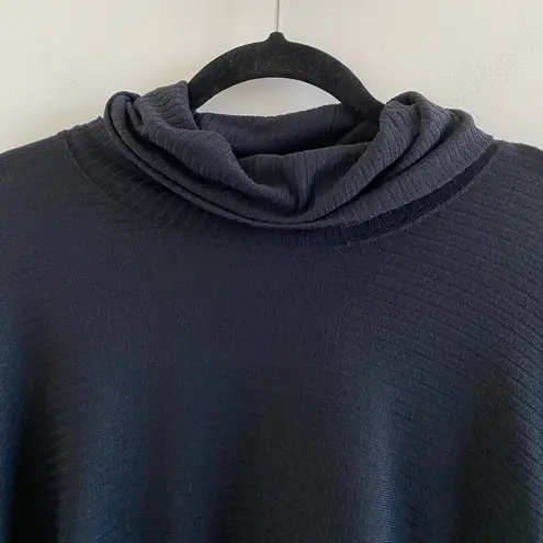 Free People Movement Black Can’t Handle This Turtleneck Ribbed Shirt Size M Size M