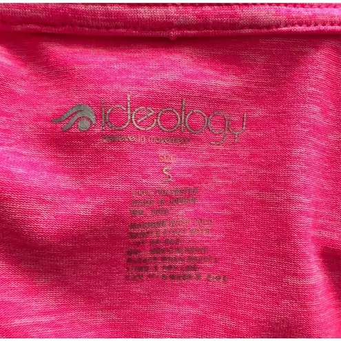 Ideology Pink Long Sleeve Active Top Size S