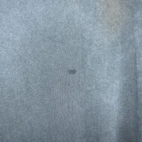 AC/DC AC DC Womens Graphic T-shirt Size 8 Gray Blue Cut Out Tee Blow Up Your Video