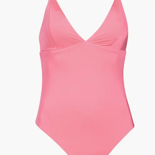 Becca NWT V-Neck Underbust One Piece Swimsuit X-Large, GARDEN PINK