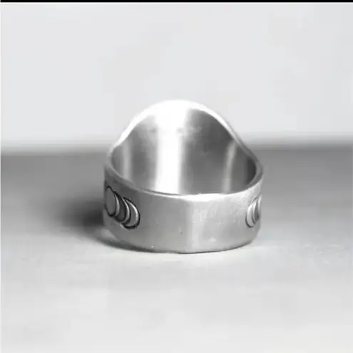 Bohemian "Stay Wild Moon Child" Silver Ring
