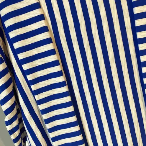 Soft Surroundings Soft Surrounding Blue Striped Caftan Swimwear Cover Up Women Sz S/M