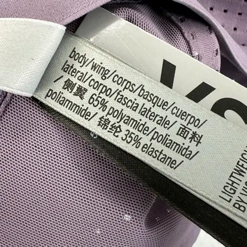 VSX Lightweight Mesh Sports Bra Purple Breathable Wicking Quick Dry 34D Size undefined