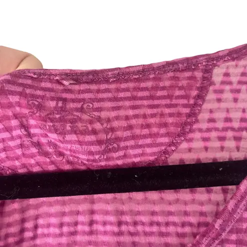 prAna Women's Size Small Pink Burnout Swimming Suit Cover Dress