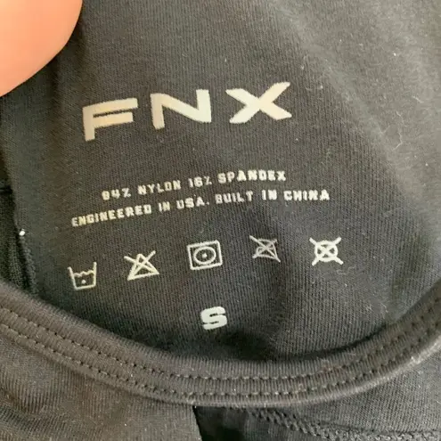 FNX Brand Black Strappy Back Live Sports Bra