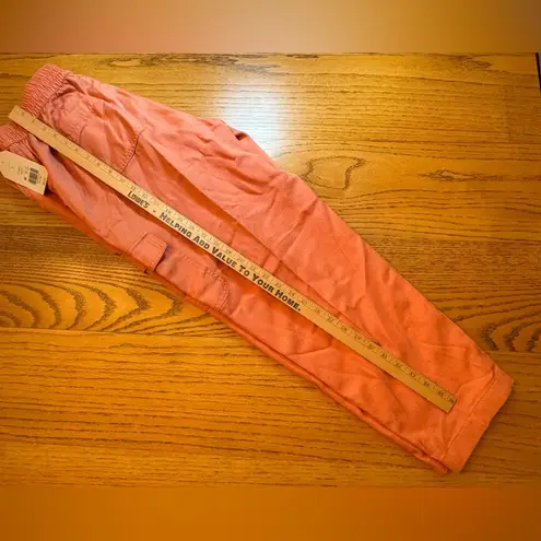 Wonderly  Women’s Large Cargo Pants Casual Pants Joggers Lyocell Peach Pink NWT