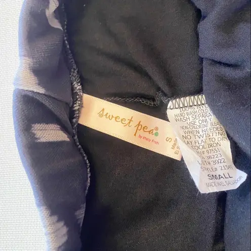 Sweet Pea Ikat Print Long Skirt