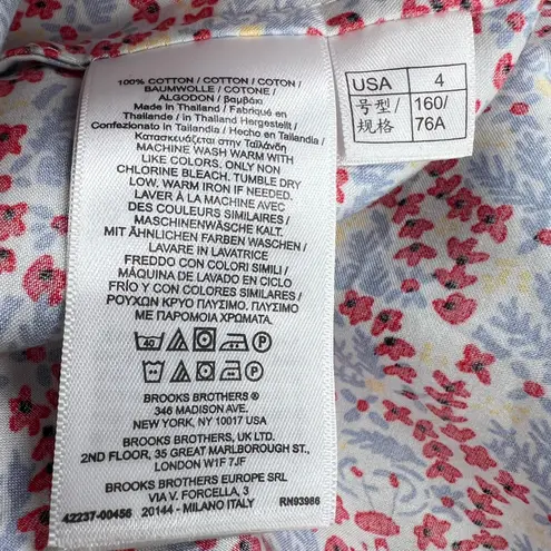 Brooks Brothers Resort 2018 Collection Zac Posen Luau Bell Sleeve Blouse Size 4