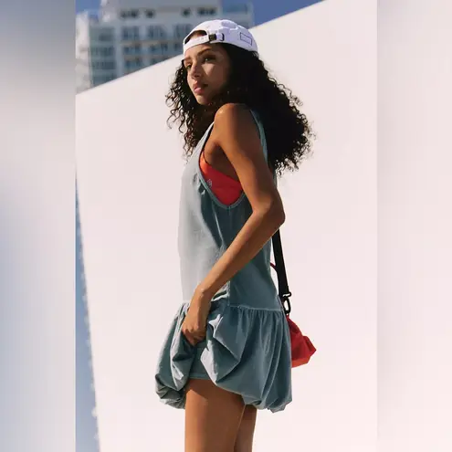 Free People Hot Shot Bubble Set Blue