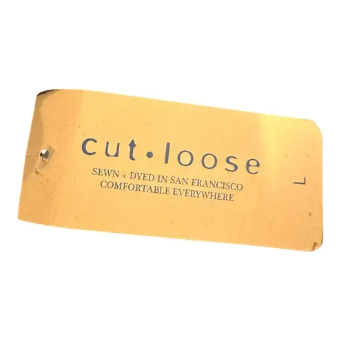 Cut Loose Linen Cotton Open Frint Cardigan Jacket Navy Blue Size L NWT USA Made Black Size L