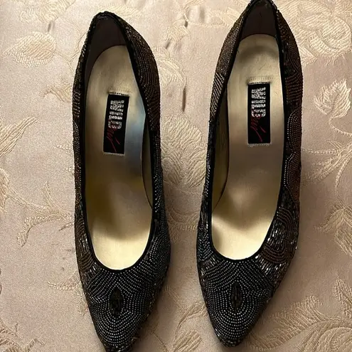 Wild Pair beaded heels size 8